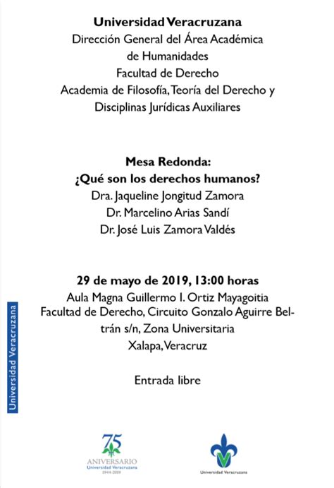 MESA REDONDA QUE SON LOS DERECHOS HUMANOS Facultad De Derecho