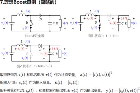 电力电子02 2状态空间平均法建模理想boost算例传递函数建模传递函数推导 知乎