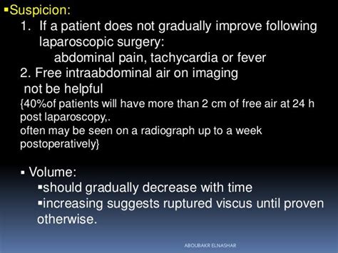 Complications of laparoscopy