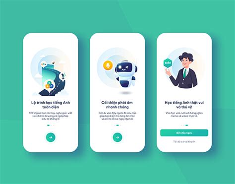 Onboarding Education App - Screenshot on Behance