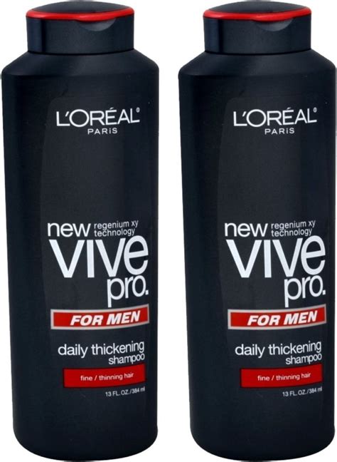 Loreal Paris Vive Pro For Men Daily Thickening Shampoo Finethinning