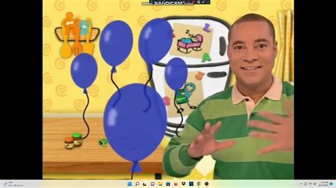 Blue S Clues The Pawprint Changed Into Balloons And Steve Kevin