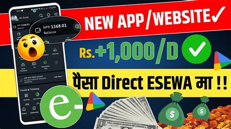 Rs Daily New Fresh Esewa Earning App Youtube