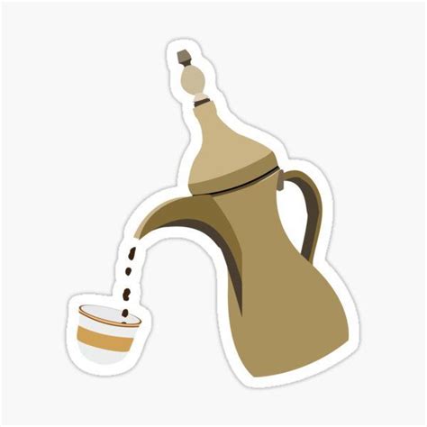 Café arabe traditionnel / qahwa. Servir chaud avec des dattes! • Des ...