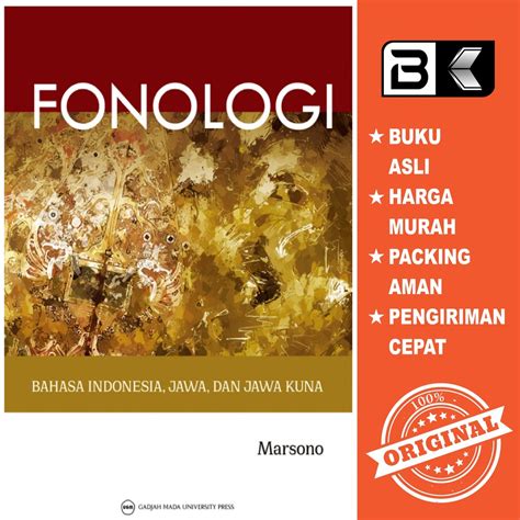 Jual Buku Fonologi Bahasa Indonesia Jawa Dan Jawa Kuna Shopee Indonesia