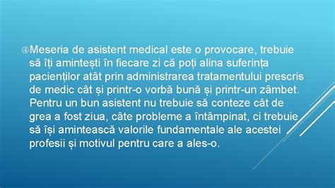 Rolul Si Importanta Asistentei Medicale In Managementul Calitatii