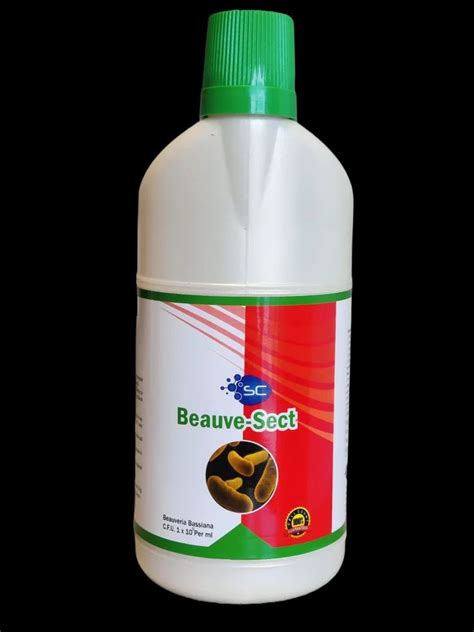 Liquid Litre Beauve Sect Beauveria Bassiana Bio Pesticides Bottle At