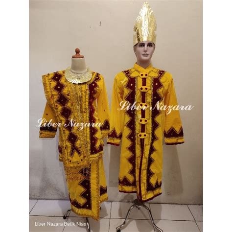 Jual Baju Adat Nias Otentik Original Premium Lux Shopee Indonesia