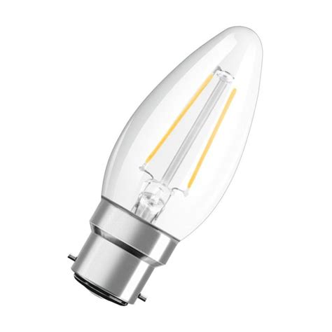 LEDVANCE B B22d Ampoule LED Transparente 2 5W 250Lm 2700K IP20 300 LV