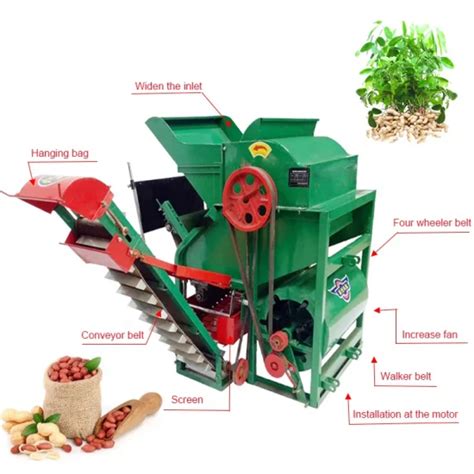 High Capacity Groundnut Picker Peanut Picking Machine Tractor Pto