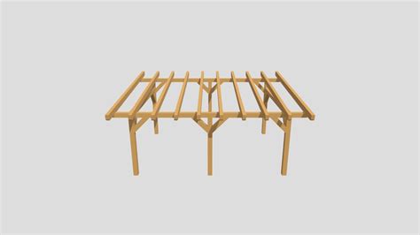 Carport Flachdach 11 Download Free 3d Model By Holz Bauplande