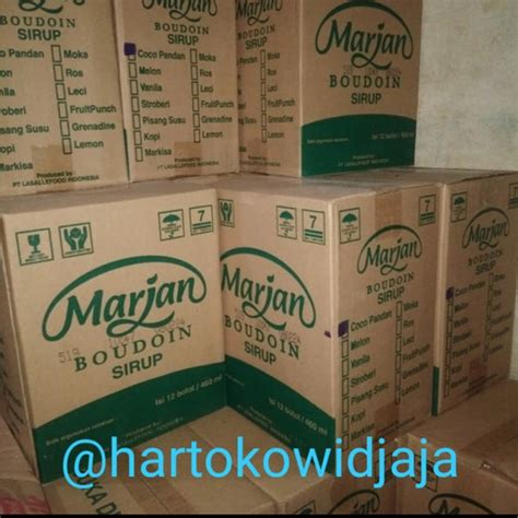 Jual Sirup Marjan Boudoin Cocopandan Melon Ml Dus Coco Pandan