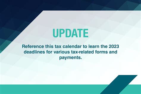 2023 Tax Calendar Miller Kaplan