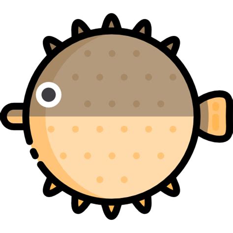 Blowfish Special Lineal Color Icon