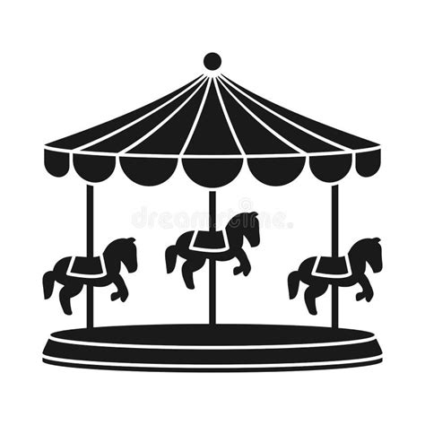 Carousel Vector Icon Stock Vector Illustration Of Graphic 235465463