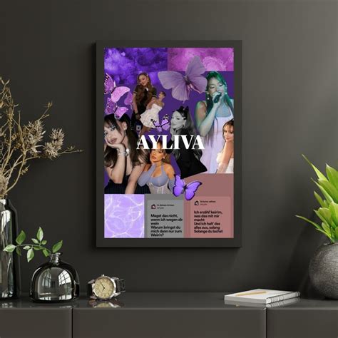 Ayliva Poster Ayliva In Liebe Tour Aesthetic Music Poster Deutsch