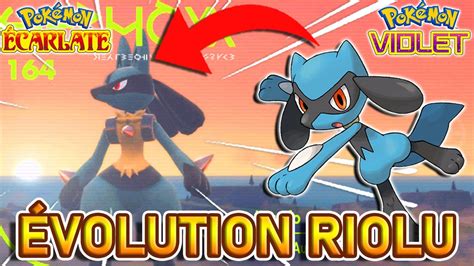 Capturer RIOLU et le faire ÉVOLUER en LUCARIO Pokémon Violet et