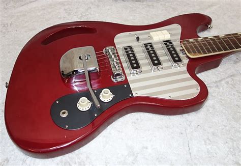 1960s Teisco Del Rey Et 320 Tg 64 Electric Guitar Mij Made Reverb