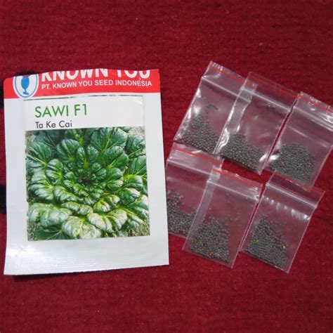 Jual Benih Sawi Pagoda Known You Seed Kemasan Repack Shopee Indonesia