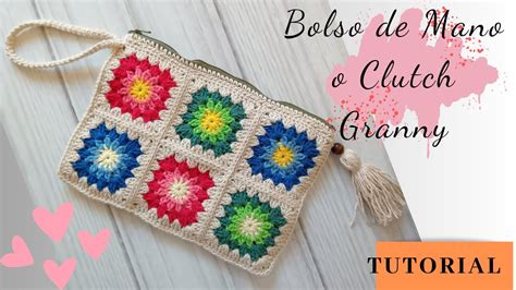 Parte Tutorial Como Tejer Una Cartera Bolso De Mano O Clutch Granny