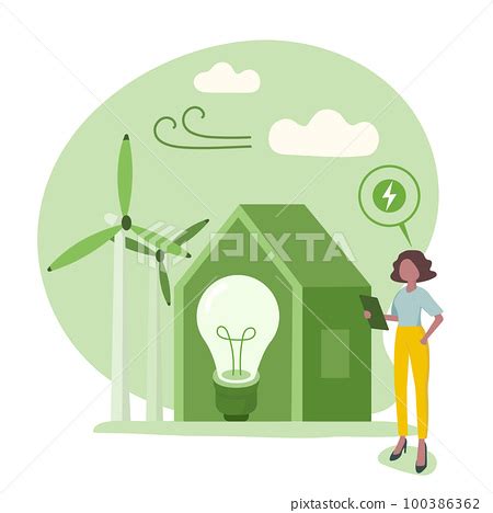 Sustainability Vector Flat Illustration Esg Stock Illustration