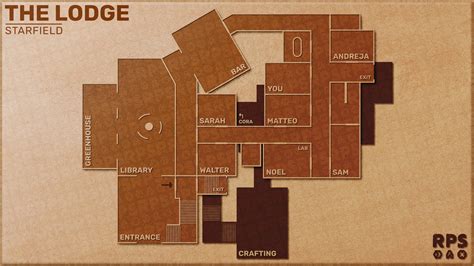 Starfield Lodge Map Where Is Your Room In The Lodge Gamers Grade