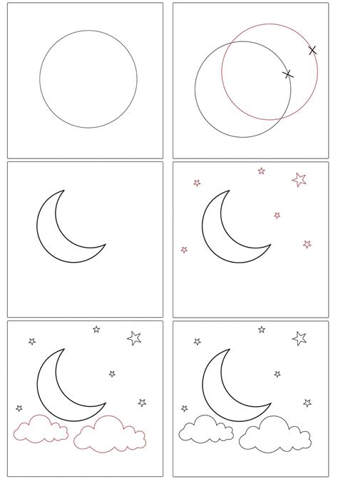 How To Draw A Crescent Moon Drawing Crescent Moon Art Moon Drawing | Images and Photos finder