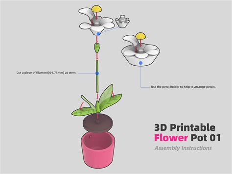 3D Printable Flower Pot by wuguigui | Download free STL model ...