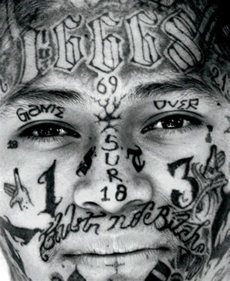 la latino gang ms 13 | Gang tattoos, Tattoos, Ms-13