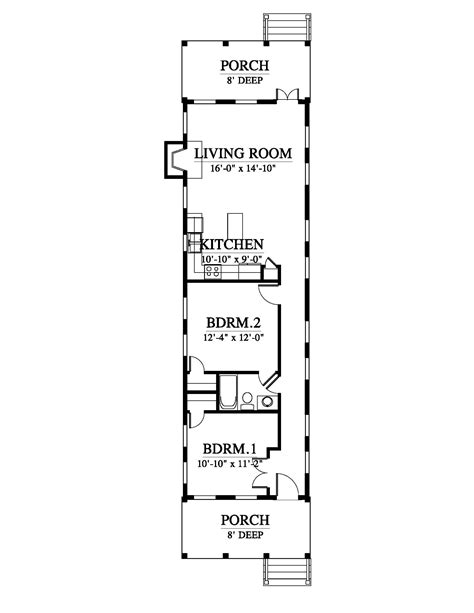 Shotgun house floor plans – Artofit