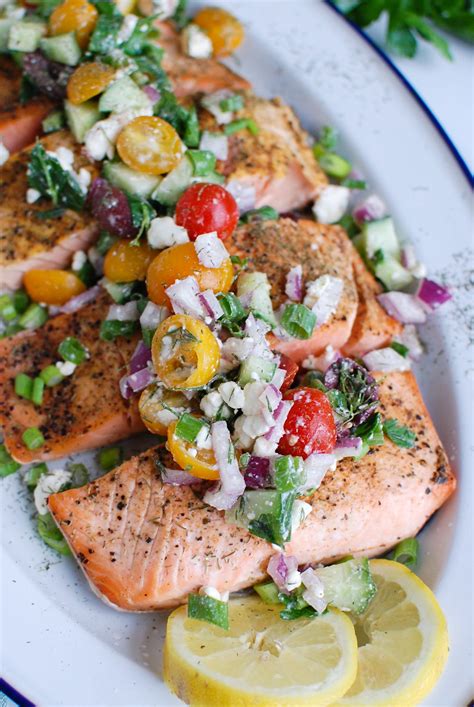 The Best Baked Mediterranean Salmon Recipe | A Cedar Spoon