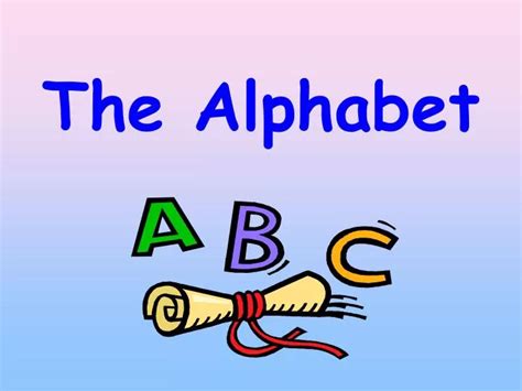 PPT - The Alphabet PowerPoint Presentation, free download - ID:6239139