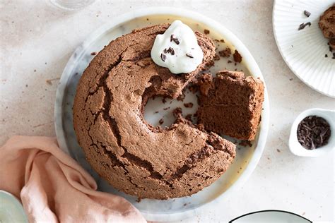 Gluten Free Chocolate Angel Food Cake Recipe King Arthur Baking