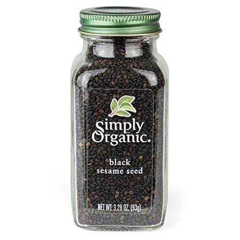 Simply Organic Whole Black Sesame Seed Certified Organic