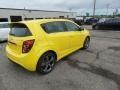 Bright Yellow Chevrolet Sonic Rs Hatchback Exterior Photo