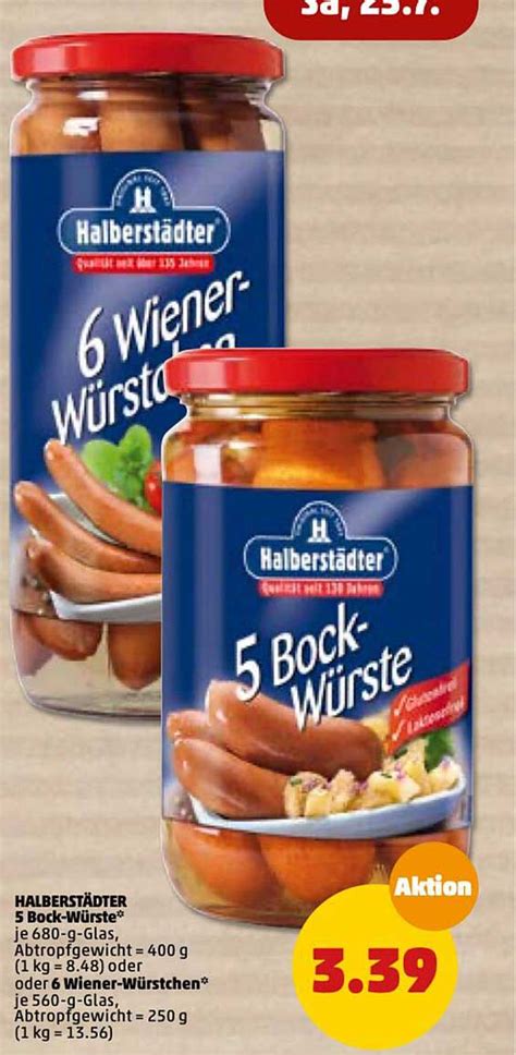 Halberst Dler Wiener W Rstchen Oder Bock W Rste Angebot Bei Penny