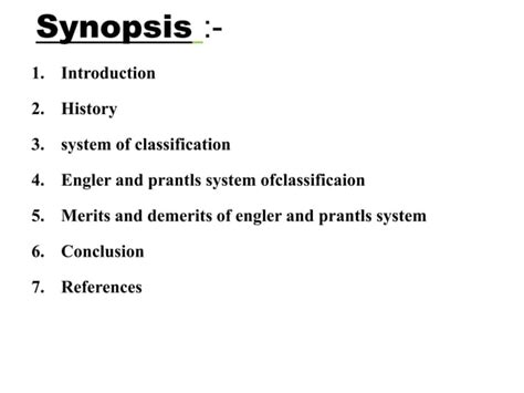 Englar And Prantl System Classification PPT