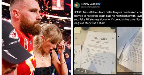 Was Travis Kelce and Taylor Swift's Breakup Contract Leaked?