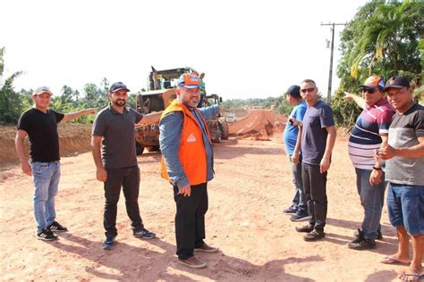 Fiscalização Prefeito Visita Obras Em Andamento No Município De