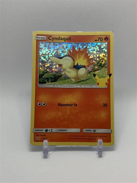 Pokémon TCG Cyndaquil Shining Fates 10 25 Regular Promo McDonalds