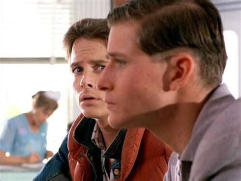 Michael J Fox And Crispin Glover Back To The Future The Future