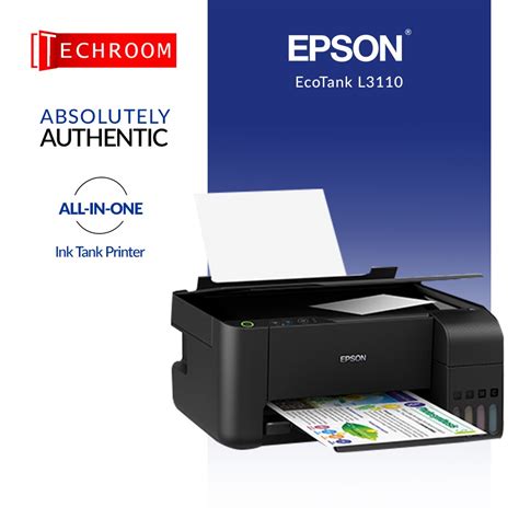 Epson Ecotank L3110 All In One Ink Tank Printer Print Scan Copy Borderless Printing