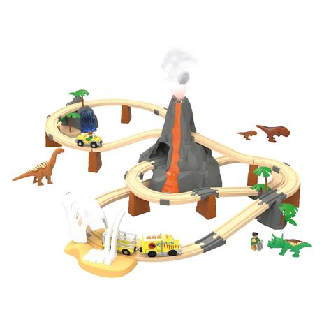 Playtive Railway Set Dino Park Vas Tk Szlet Nj R Elemes Teheraut Val