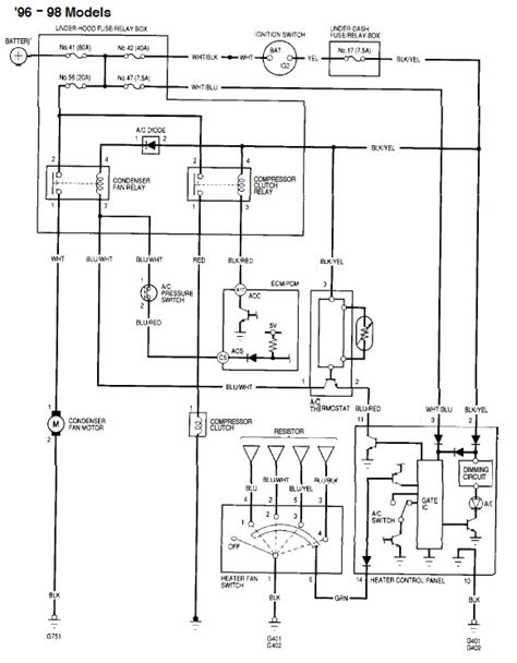 Diagrama Electrico Honda Civic 98 Electrical Wiring Diagram