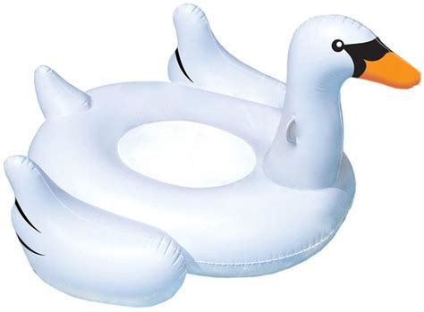 Swimline 90621 Giant Swan Inflatable Pool Toy White Inflatable Pool Toys Pool Toys