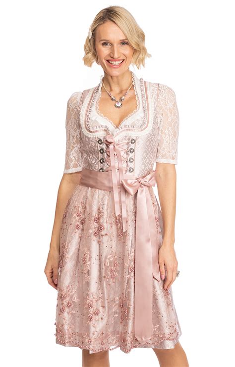 Kr Ger Dirndl Midi Dirndl Tlg Cm Nalia Rose Alpenclassics De