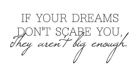 If Your Dreams Don T Scare You They Aren T Big Enough Etsy Sticker