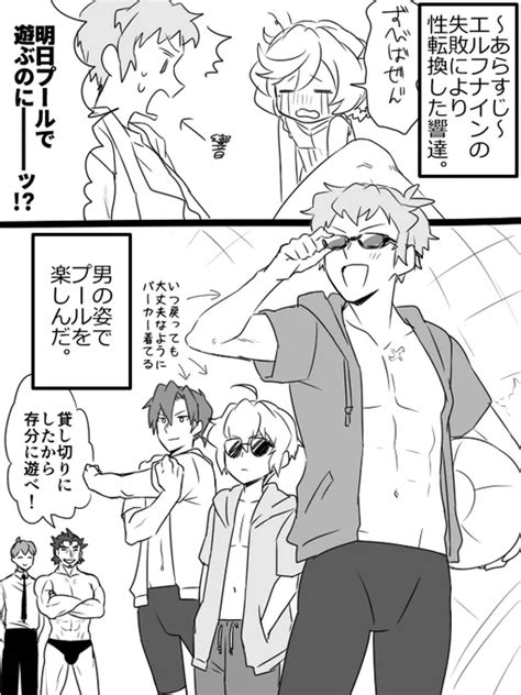 男水着チャレンジのtwitter漫画7件【新着順】