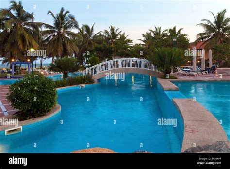 La Palm Beach Hotel Labadi Accra Ghana Africa Stock Photo Alamy