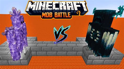 Amethyst Golem Vs All Minecraft Mobs In Minecraft Battle Warden